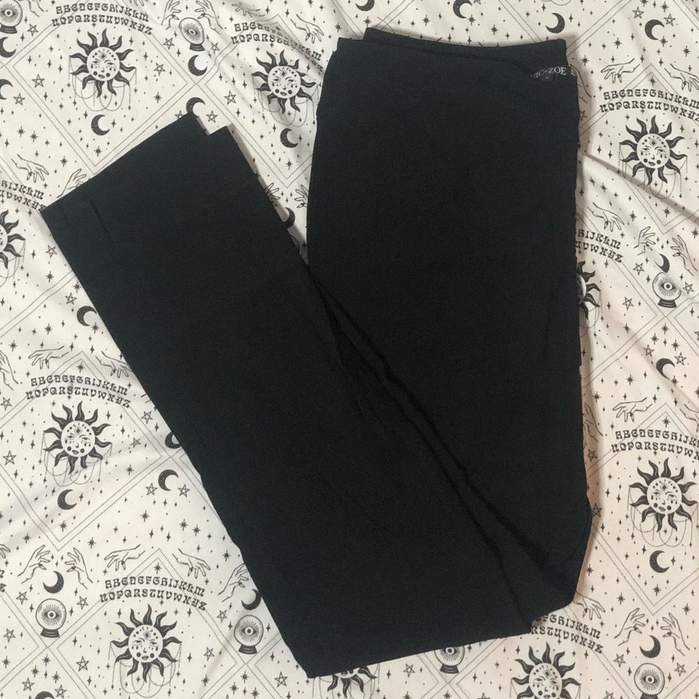 NIC+ZOE Size 6 Black Slim Pants